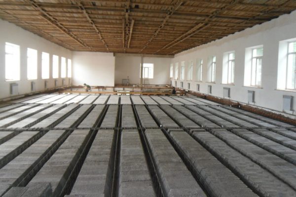 Реконструкция перекрытий в цехе Подольского аммумуляторного завода