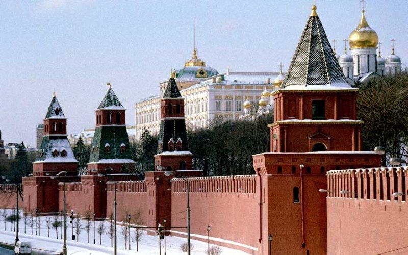 Южная стена московского кремля