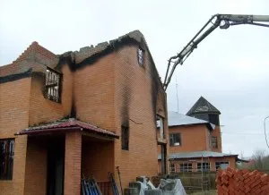 Пожар в здании самарского ГУВД