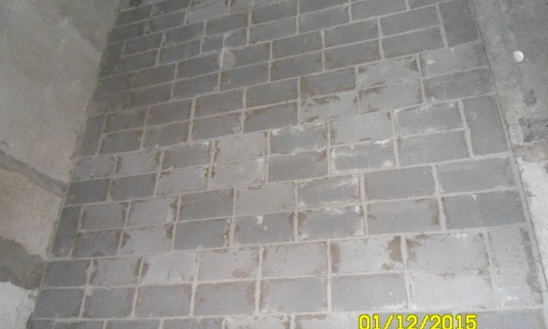 Межквартирые стены из керамзитобетонных блоков 2