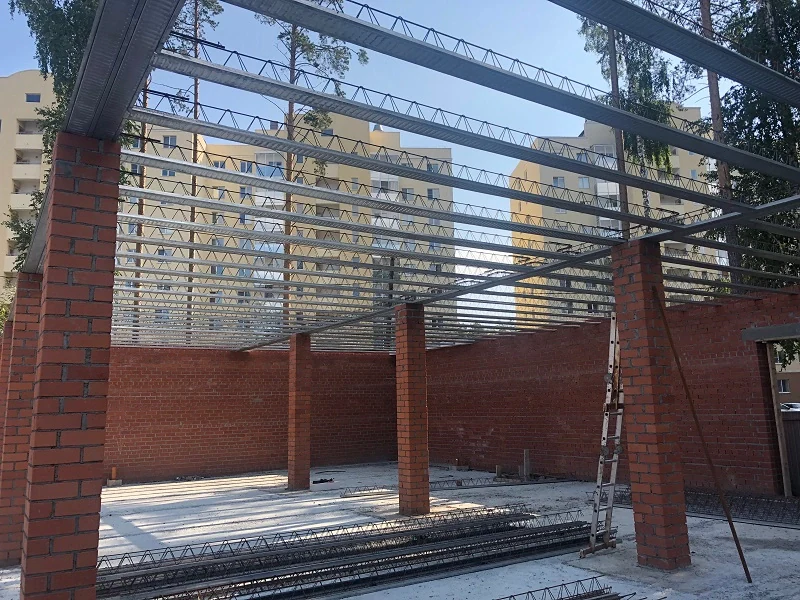 Закончен монтаж балок перекрытия АТЛАНТ