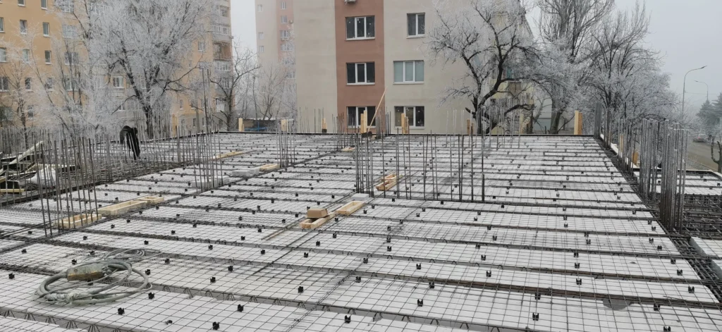 Монтаж перекрытия первого этажа