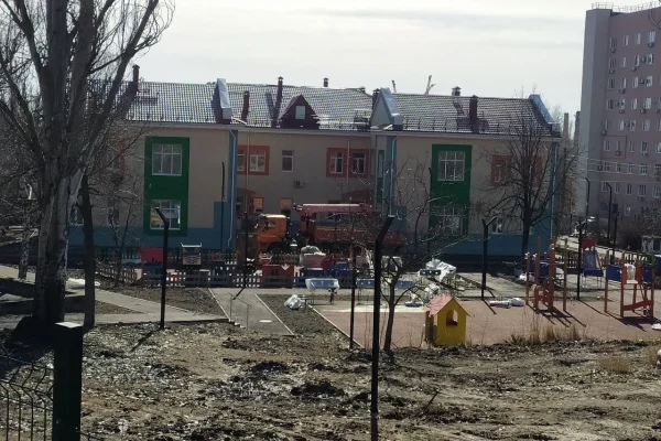 Внешний вид здания на момент написания статьи февраль 2026 год внутренний дворик