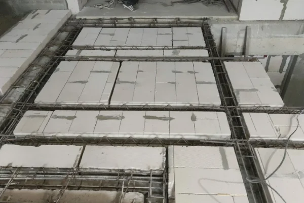 фото Выкладка газобетона